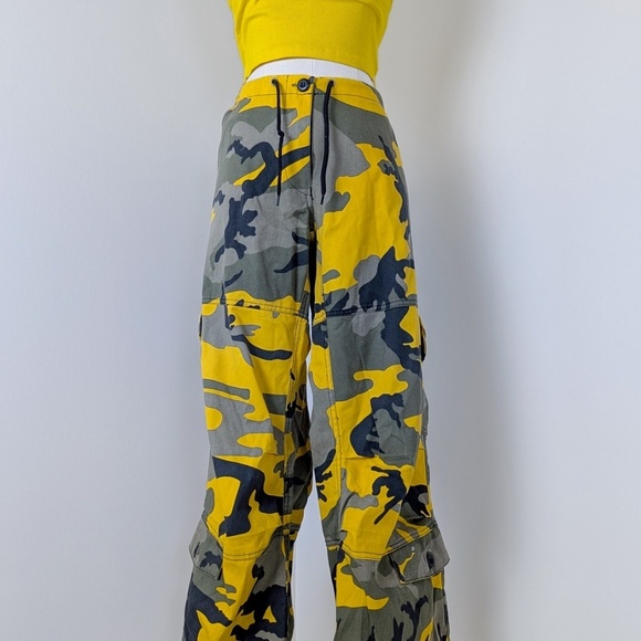 Rothco Camoflauge Pants Pockets Ties Paratrooper Fatigues Cargo Parachute - Picture 7 of 11